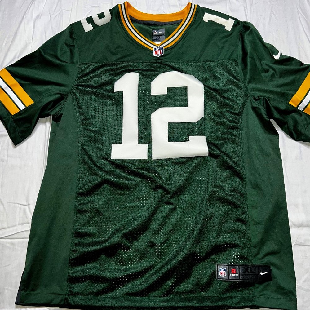 Men's Green Bay Packers Aaron Rodgers Nike on Field Limited "Stitched" Jersey XL